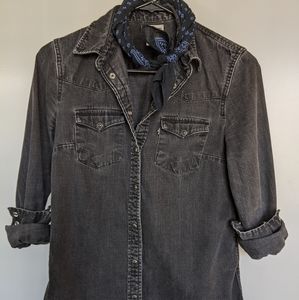 Levi's Tailored Western, Charcoal Black, XS
